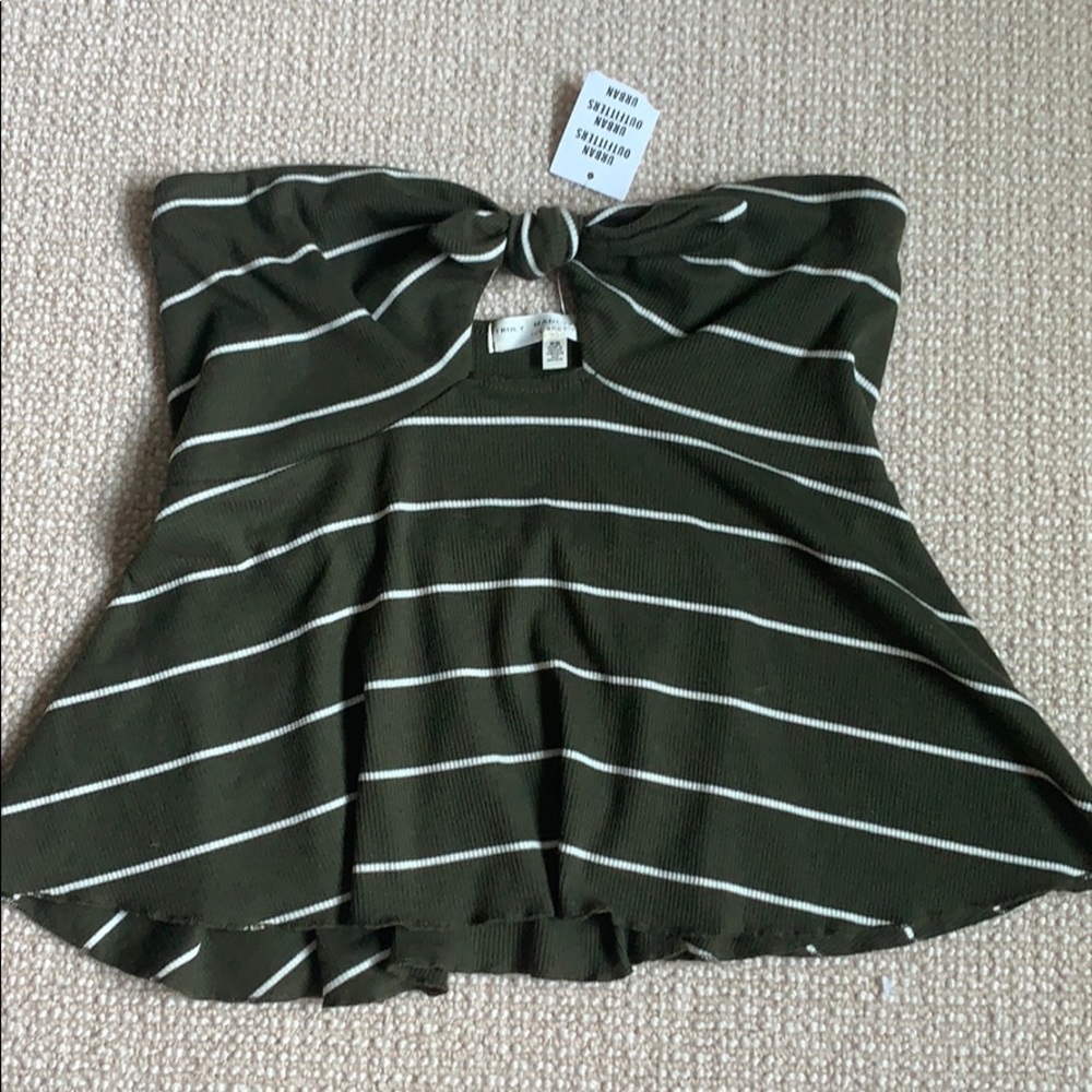 urban outfitters strapless top